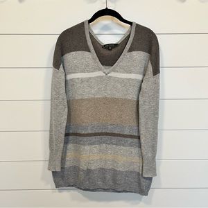 Love Stitch Striped Wool Blend Sweater
